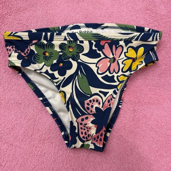 Roller Rabbit Girls Swimsuit 2T Floral Colorful Two Piece - Picture 3 of 11